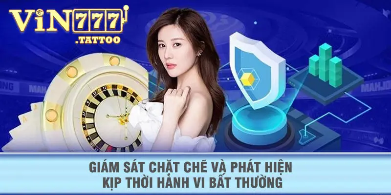 Giám sát chặt chẽ và phát hiện kịp thời hành vi bất thường